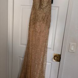 Knox Anabel Mermaid Gown-Gold