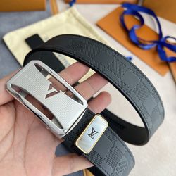 Louis Vuitton Leather Belt 24ss 