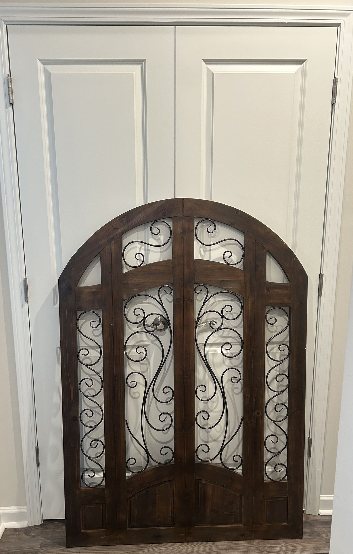 Wooden Scroll Wall Art