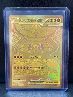 Gold Mega Zygarde ex