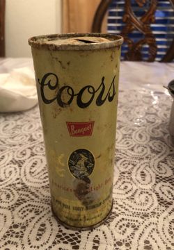 Coors empty can 1960’s around