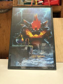 Bowsers Fury Pre Order Bonus Poster