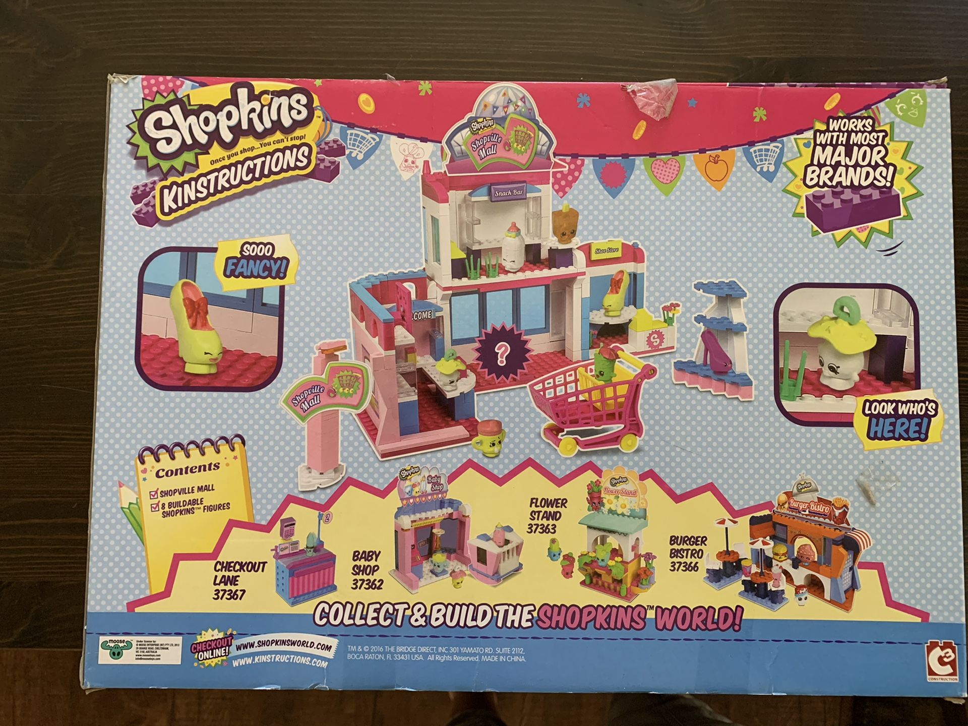 Shopkins Kinstructions - shopville mall
