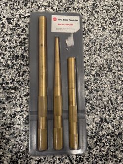 Mac Tools 3 Pc. Brass Punch Set SBPL3PT
