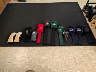 Vintage style golf club headcovers
