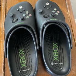 X Box Crocs men’s Size 10