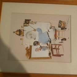 Norman Rockwell Print.