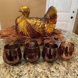 Candle Votives Bronze mercury votives all for $10 or $3 each