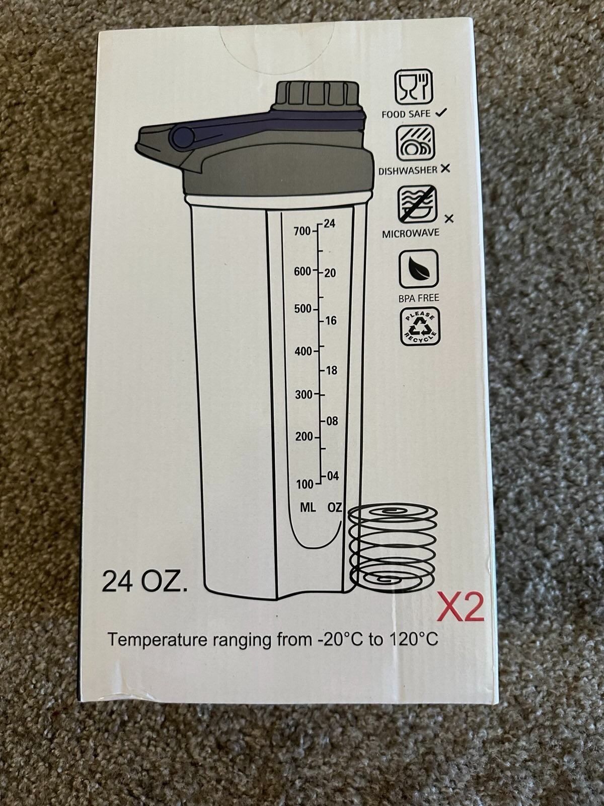 Protein Shaker Bottle