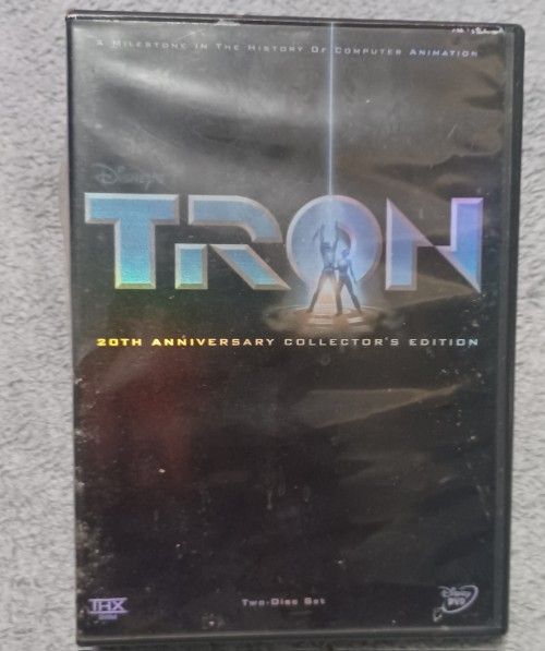 Tron Movie DVD 2 Dics Set 20th Anniversary Edition Movie Video Game