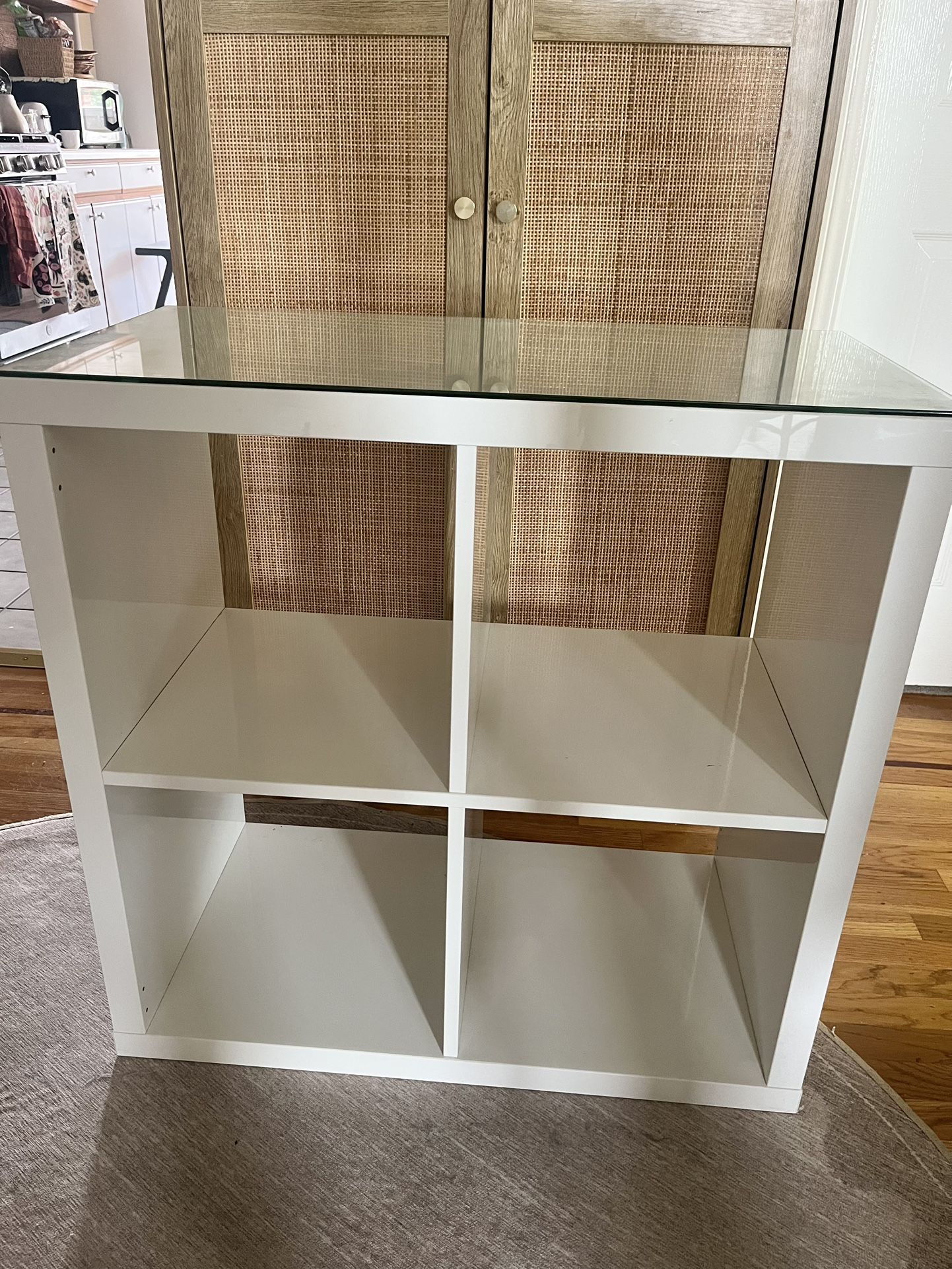 IKEA Kallax Shelf Unit (with glass protector)