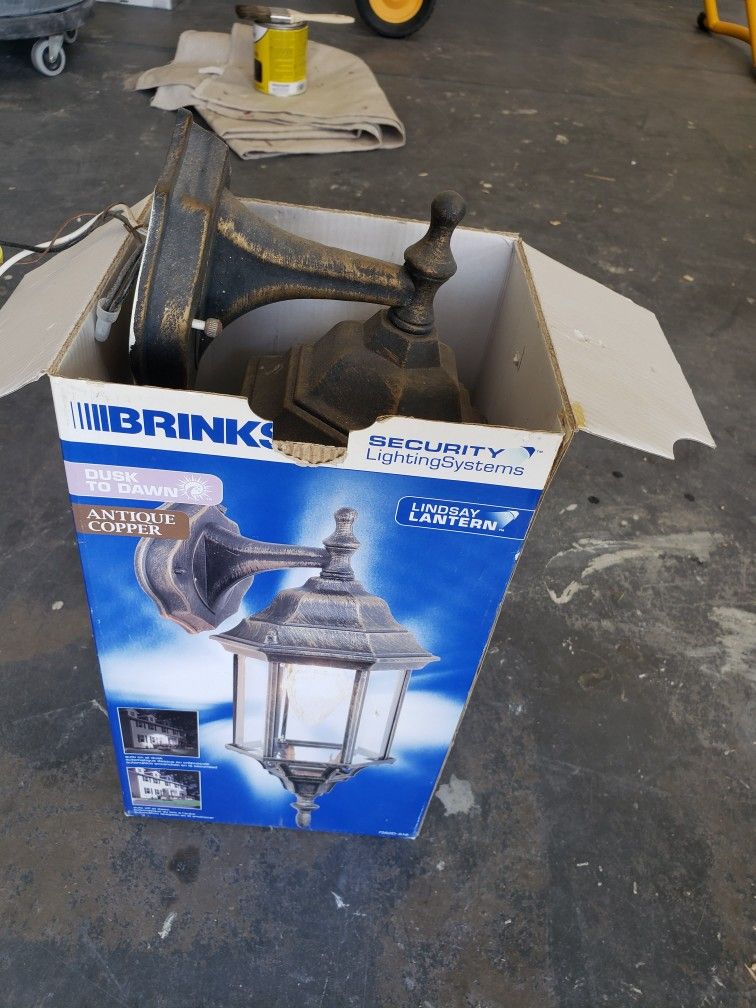 Bronze Outdoor Security Light