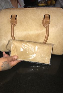 REAL COW FUR , Purse Handmade