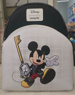 NWT Loungefly Disney Kingdom Hearts King Mickey Mini Backpack