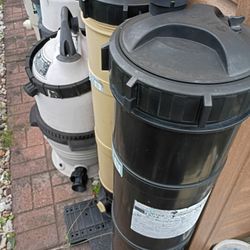 A Variety Of Swimming Pool Filters Some Cartridge Some Have The Fingers In Them From $150 All Up To 475 Depending On If It Has A Pump With It