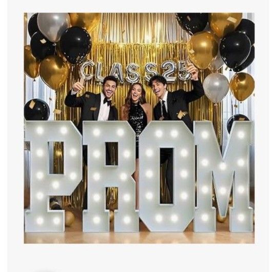 Prom Background Sign
