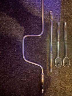 SNAP ON ratchets, breaker bar and speed wrench