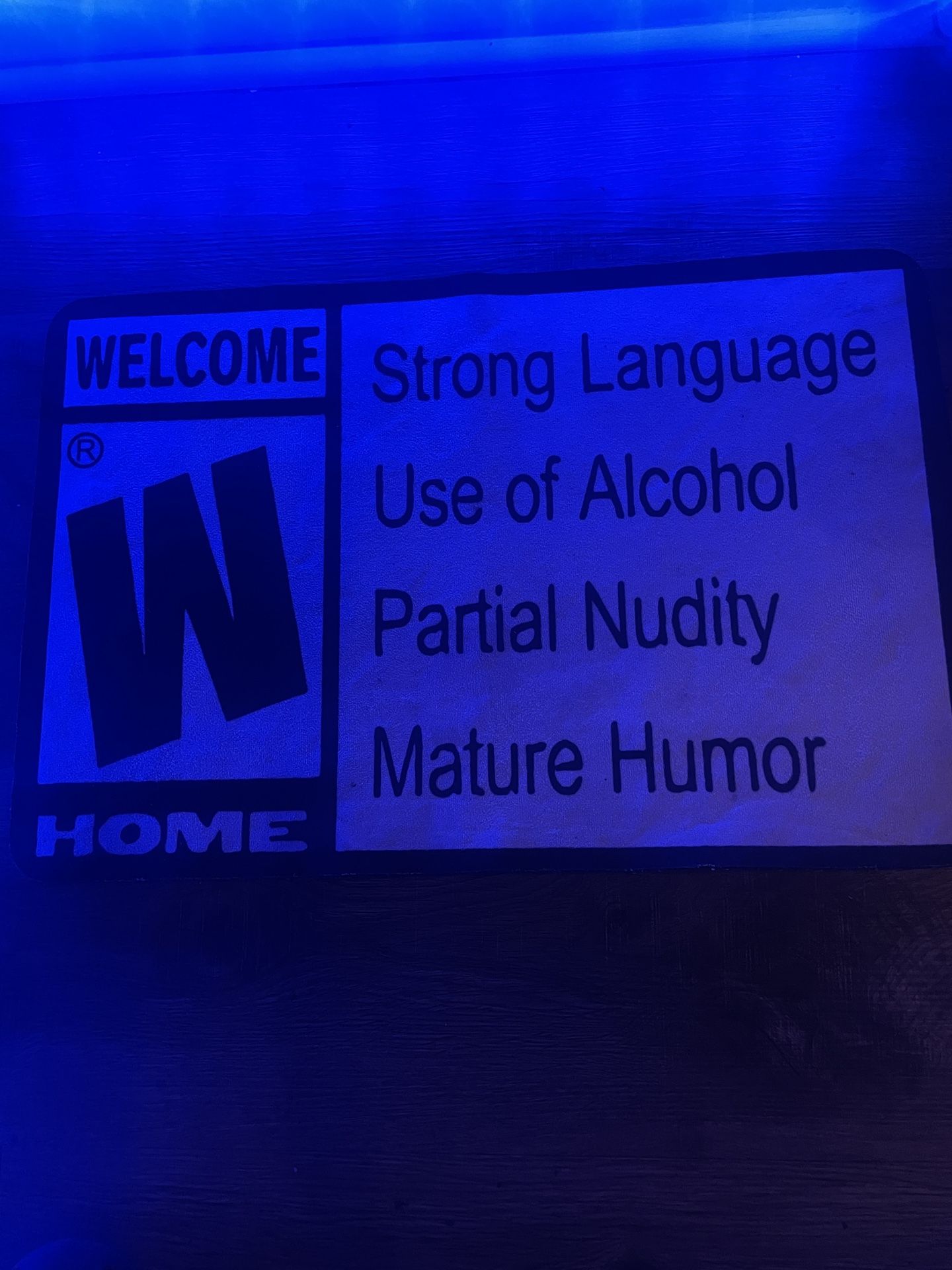 Welcome W home small office Rug