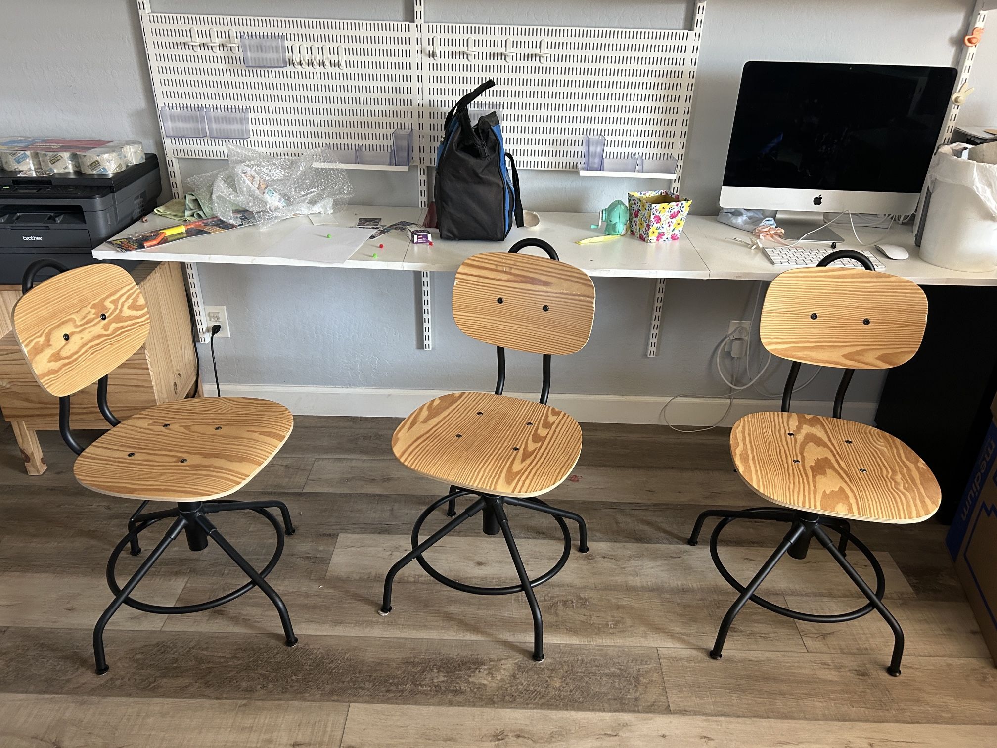 Three IKEA Desk Chairs