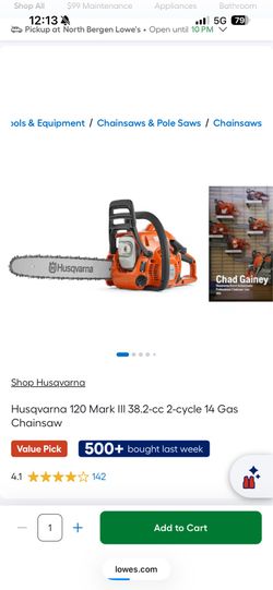 14 inch brand new Husqvarna chainsaw