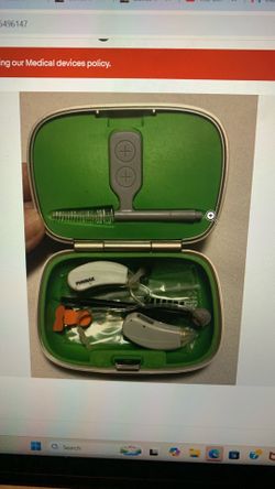 Phonak Milo Plus hearing aids left & right with case