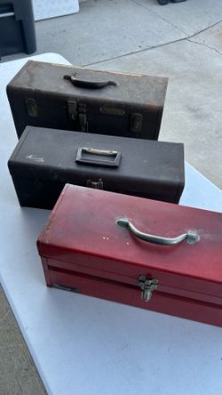 Vintage Tool boxes all for $40