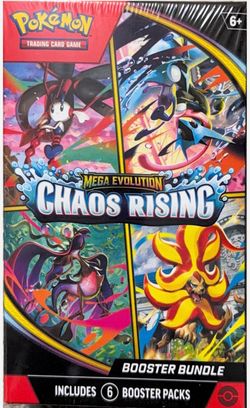 Pokémon TCG Mega Evolution Chaos Rising Booster Bundle