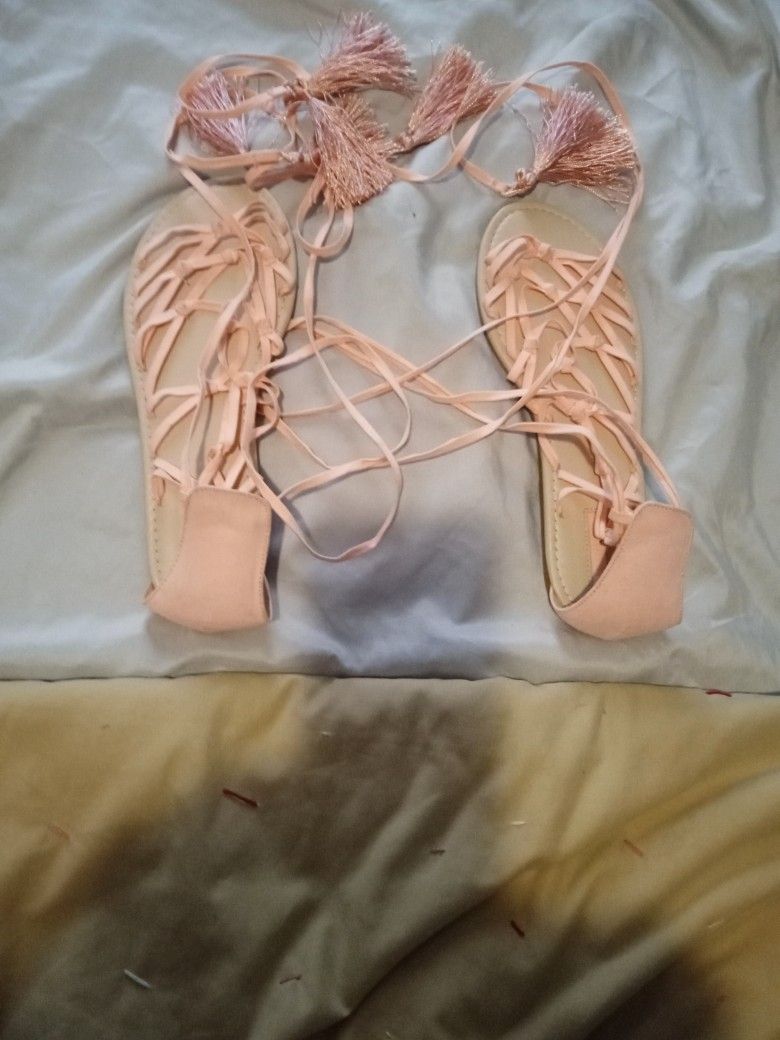 Tie Up Sandals Women