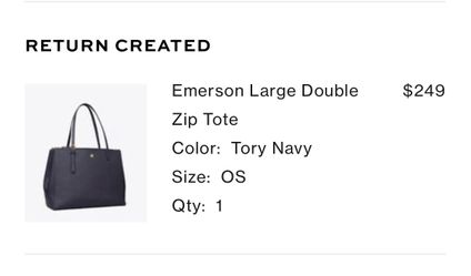 Tory Burch Navy Bag
