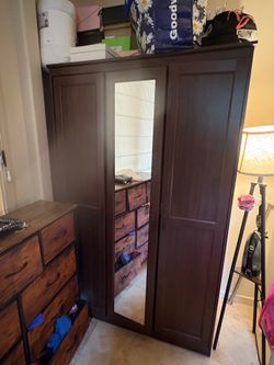 Songesan IKEA brown wardrobe