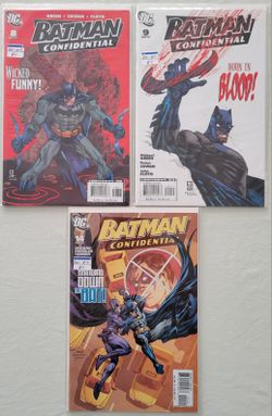 Batman: Confidential #8, 9 & 14! 3 Issues Total, DC Comics! Near Mint Cond! Bagged & Boarded!