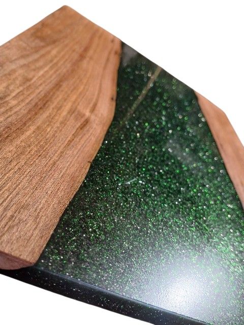 Walnut And Epoxy Serving Board For charcuterie