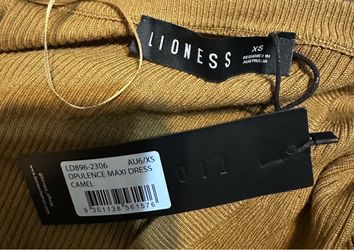 Lioness Opulence Maxi Dress Camel XS