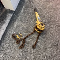 1 1/2 Ton Ratchet Lever Chain Hoist Haul Máster 3000 Lbs 
