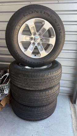 Dodge Ram 18" Wheels and 275/65R18 Tires
