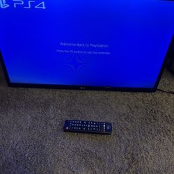 LG Tv With Remote Control 
