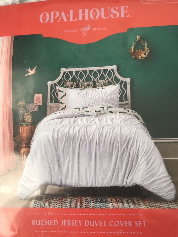 Never Opened Opalhouse Ruched Jersey Duvet Cover Set Size Twin Xl Never Opened Opalhouse Ruched Jersey Duvet Cover Set Size Twin Xl