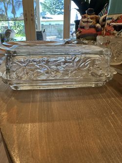 Princess House butter dish