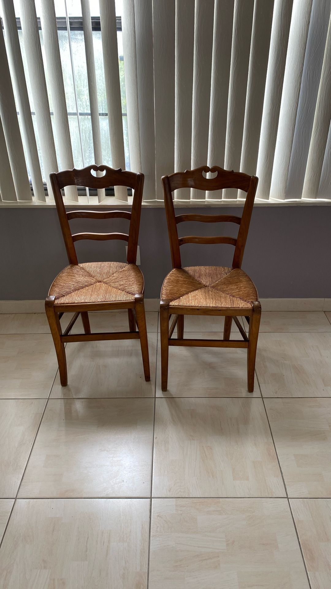 Two Chairs Wood