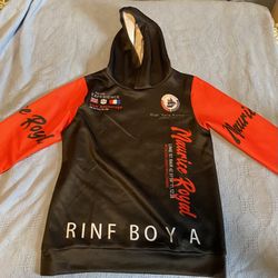 Boys 9/10 red, white, and black hoodie and pants set - NWOT