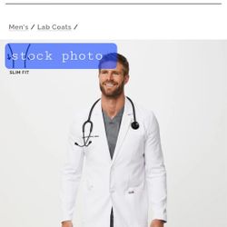 Figs: 2 White Lab Coats - Small