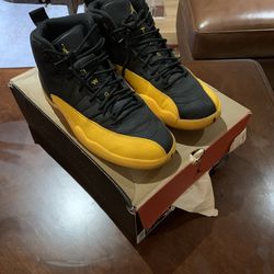 Jordan 12 Retro Black/University Gold
