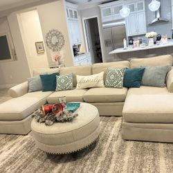 Pottery Barn Beautiful U Sectional 