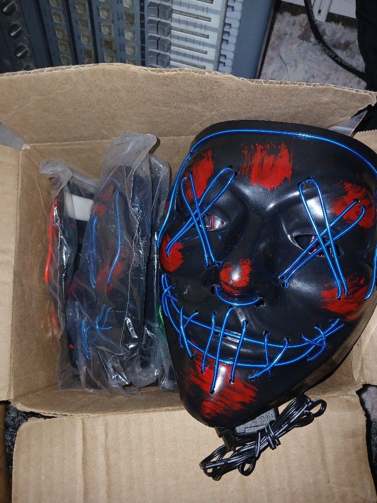 HAPPY 4TH. LIGHT UP THE NIGHT MASKS