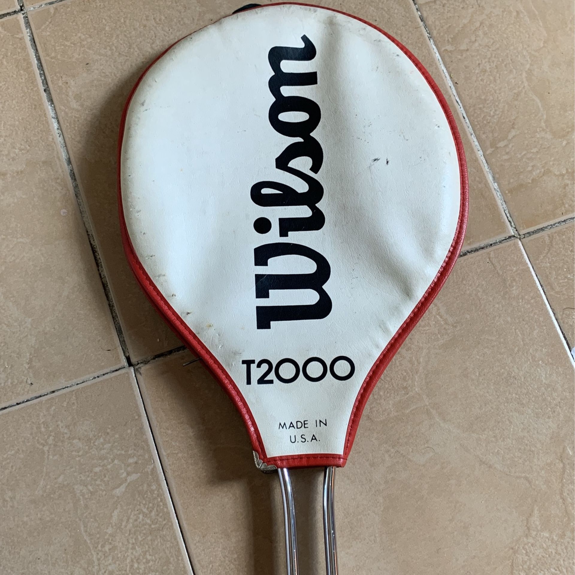 Wilson T200 Vintage Tennis Racket With Sleeve 