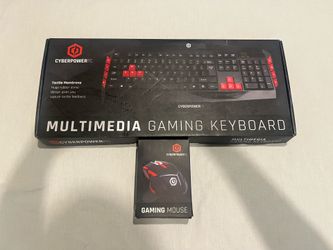 Brand New CyberPower Gaming Keyboard and Mouse