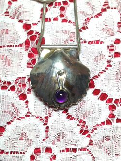 Silver and Amethyst Necklace