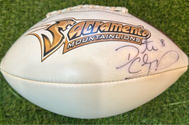 Dante Culpepper Auto’d Football