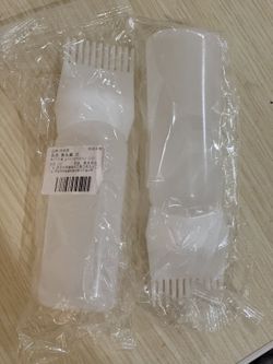 Hair Dye Applicator Bottles with Comb – 2 Pack, New
