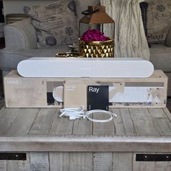 Sonos Ray Soundbar - White - WiFi - AirPlay2 - Like New